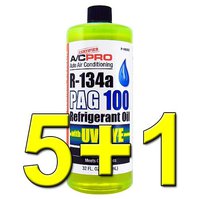 PAG olej ISO 100 (stredná viskozita) + UV farbivo (946 ml) 5+1 ZADARMO